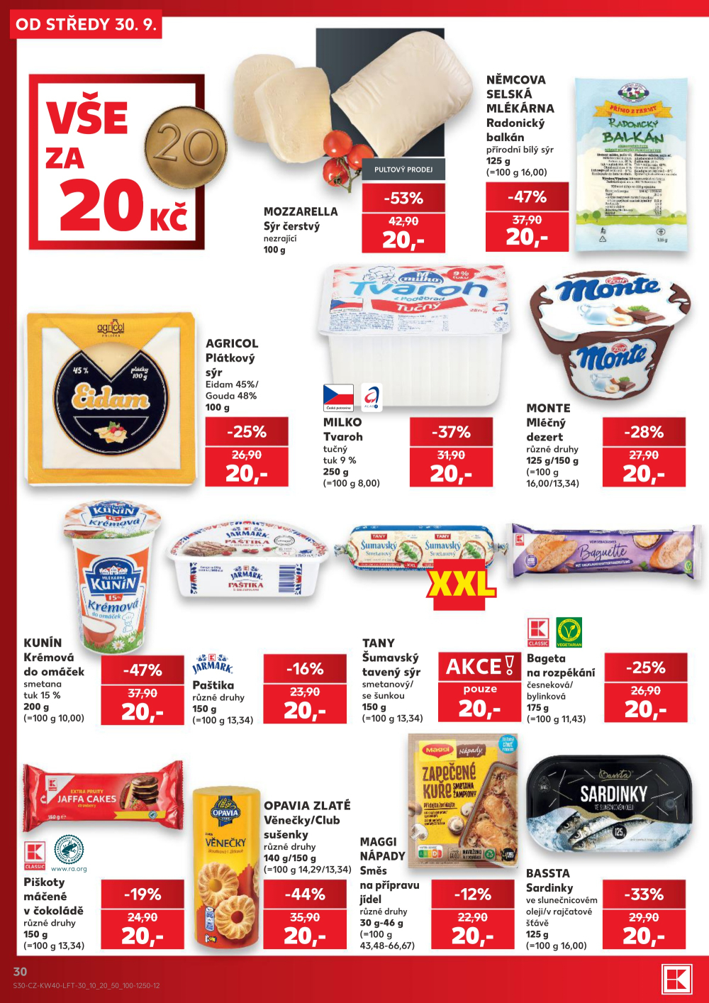 Leták Kaufland leták Praha 8 - Libeň - strana 30