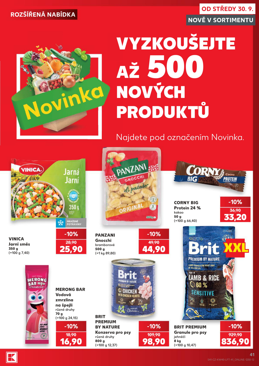 Leták Kaufland leták Praha 8 - Libeň - strana 41