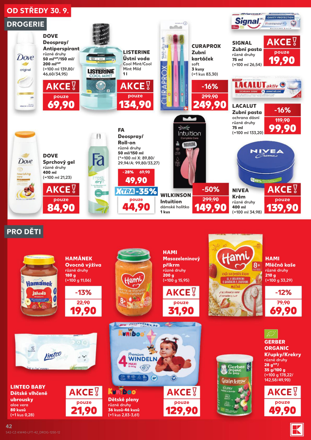 Leták Kaufland leták Praha 8 - Libeň - strana 42