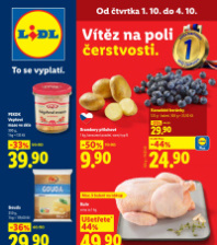 Akční leták Lidl  od čtvrtka