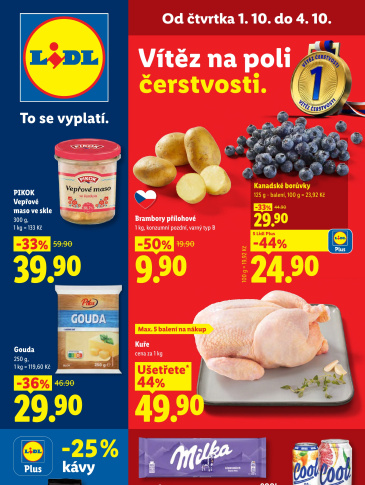 Lidl leták od čtvrtka