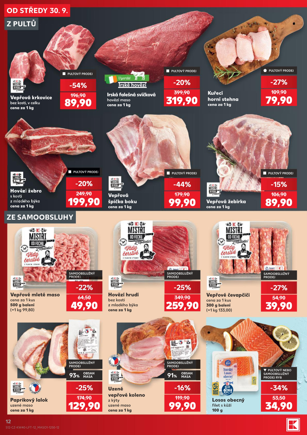 Leták Kaufland leták Jablonec nad Nisou, Jateční - strana 12