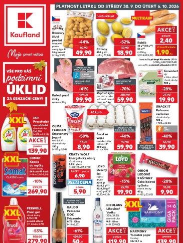 Kaufland leták Jablonec nad Nisou, Jateční