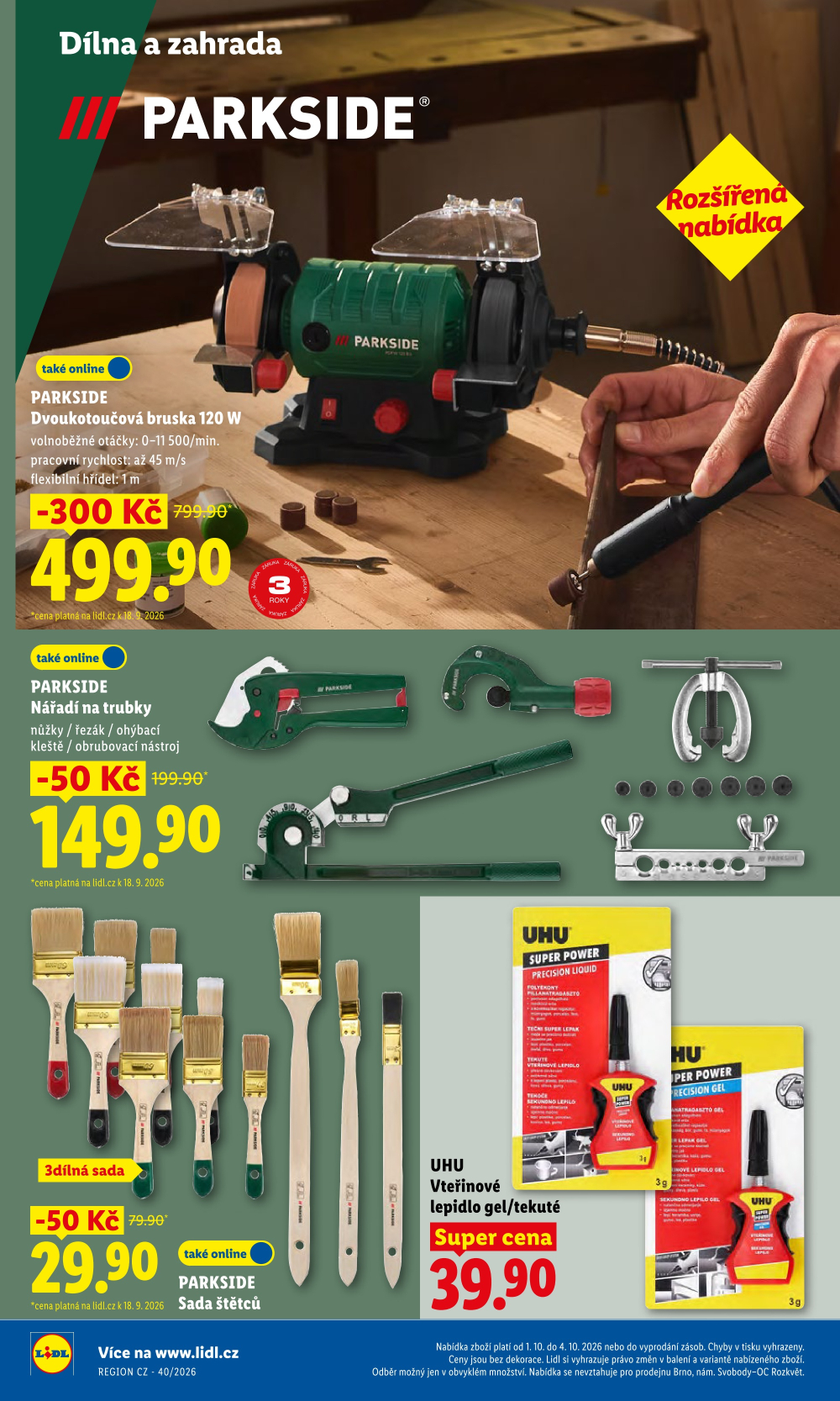 Leták Lidl leták - Nabídka spotřebního zboží - strana 17