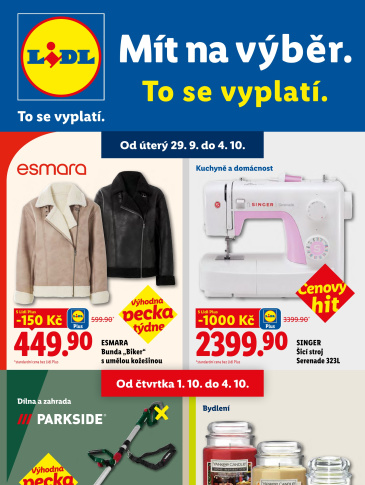 Lidl leták - Nabídka spotřebního zboží