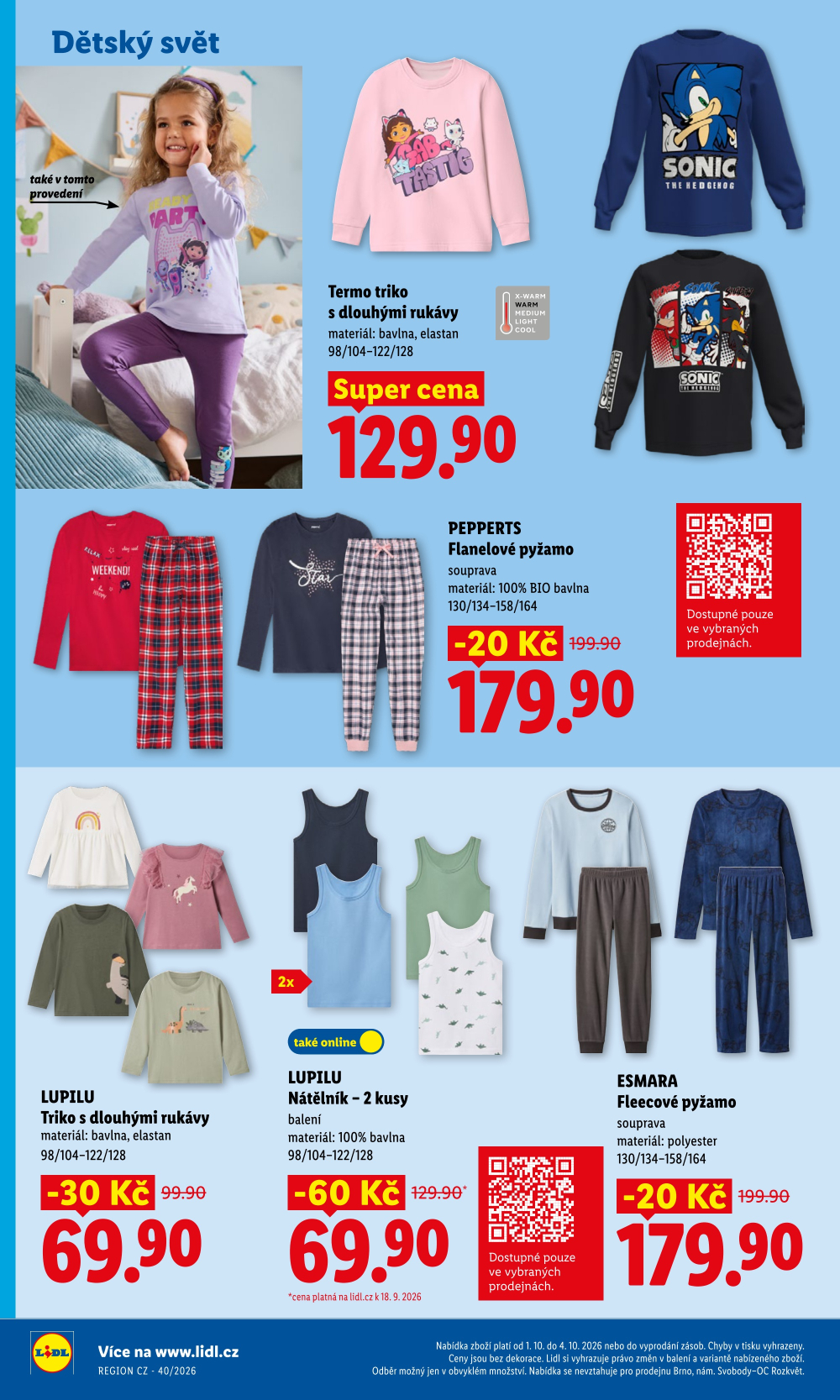 Leták Lidl leták - Nabídka spotřebního zboží - strana 22