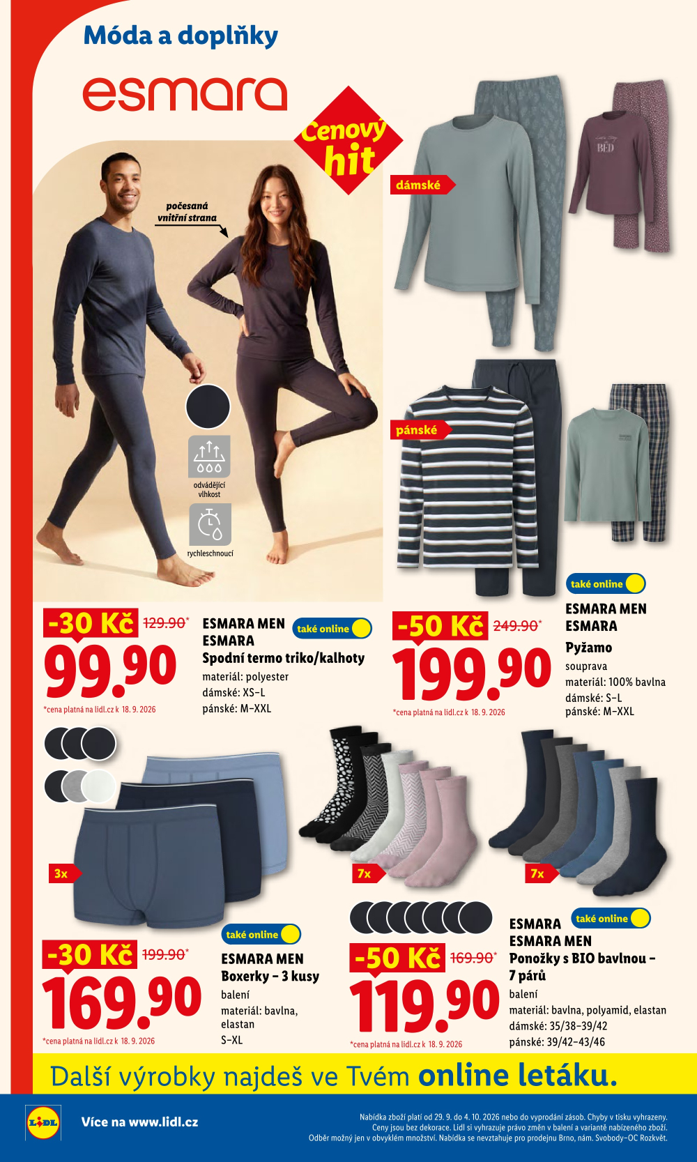 Leták Lidl leták - Nabídka spotřebního zboží - strana 4