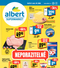 Akční leták Albert Supermarket 