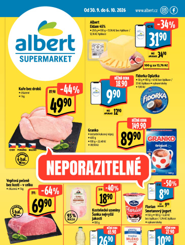 Albert Supermarket leták
