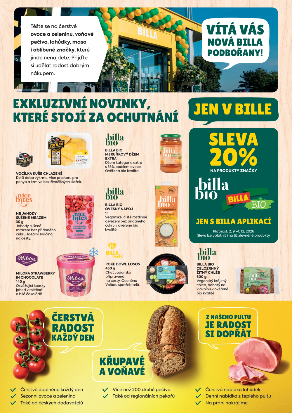 Leták BILLA leták - Podbořany, Vroutecká - strana 2