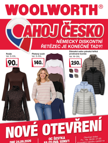 Woolworth leták - Praha, Fajtlova