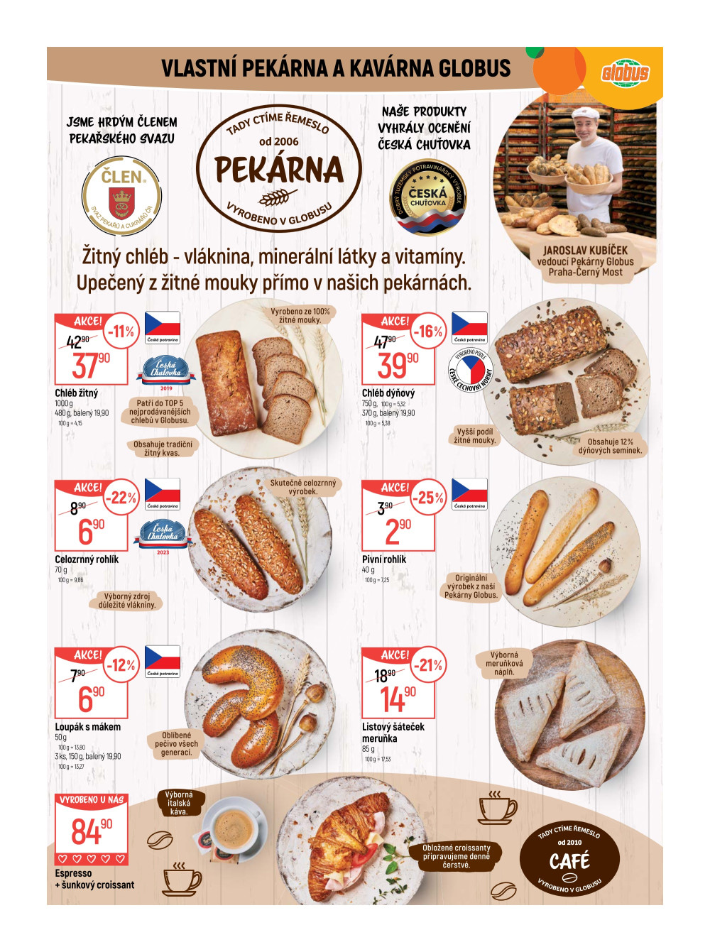 Leták Globus leták Praha - Černý Most - strana 6