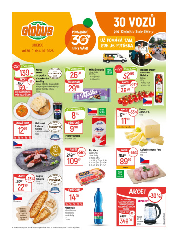 Globus leták Liberec