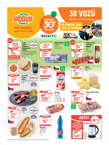 Globus leták Praha - Štěrboholy