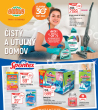 Akční leták Globus  Praha Štěrboholy - Čistý a útulný domov