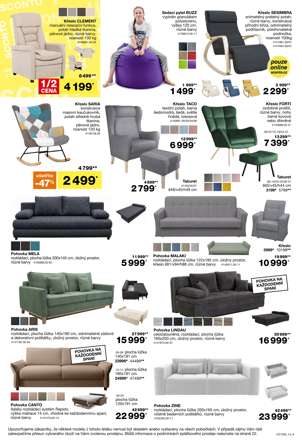 Leták SCONTO Nábytek leták - strana 14
