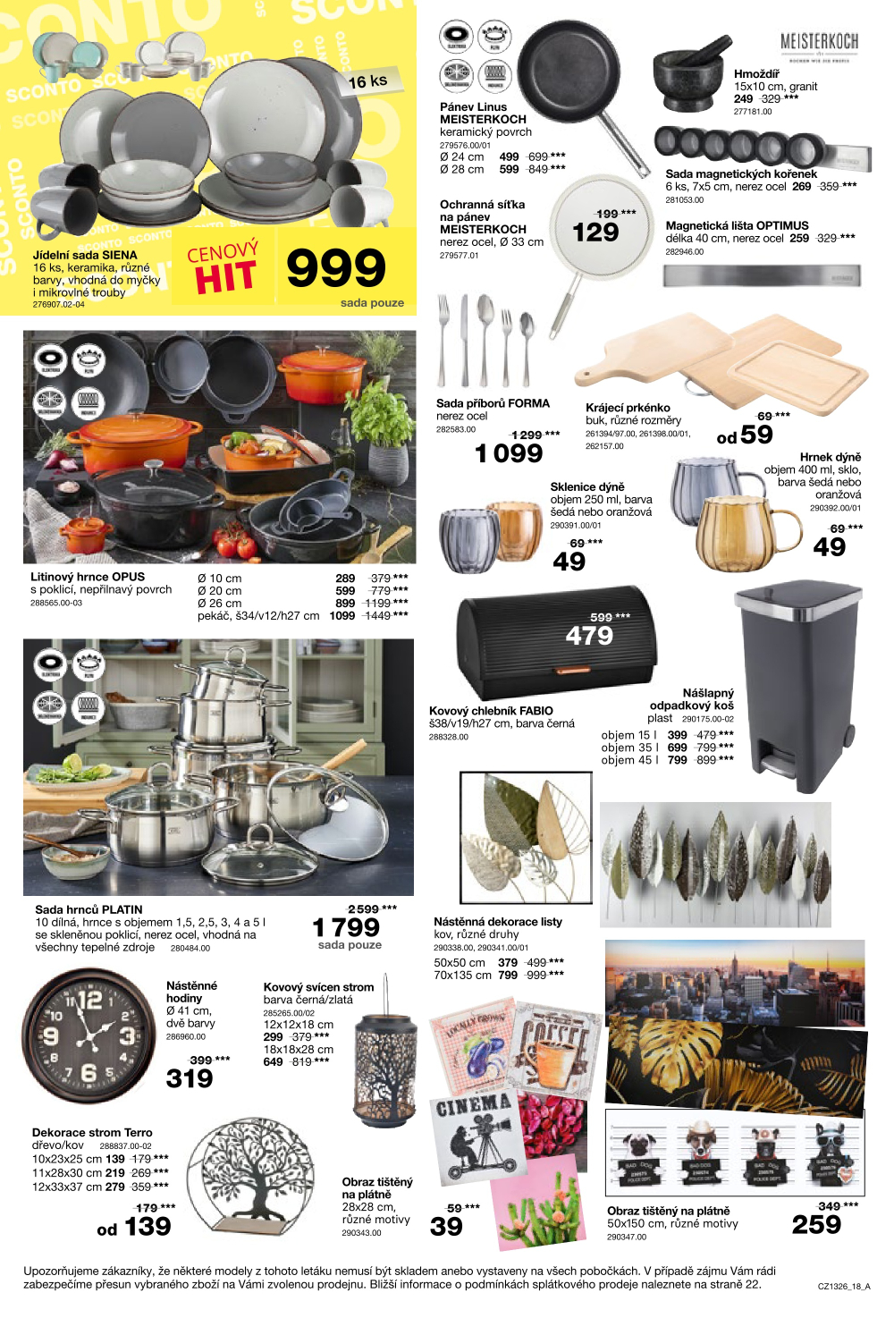 Leták SCONTO Nábytek leták - strana 18