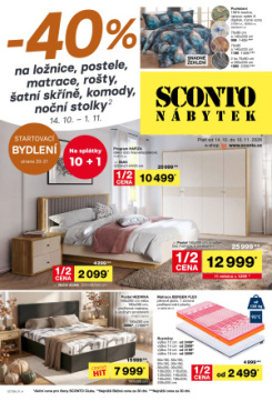 SCONTO Nábytek leták