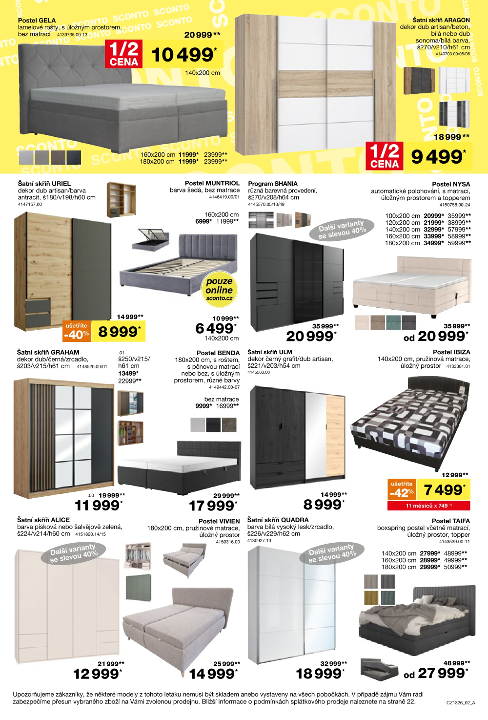 Leták SCONTO Nábytek leták - strana 2