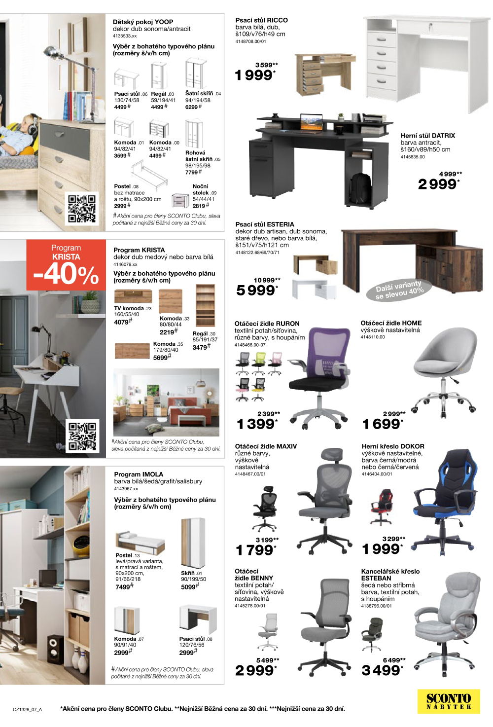 Leták SCONTO Nábytek leták - strana 7