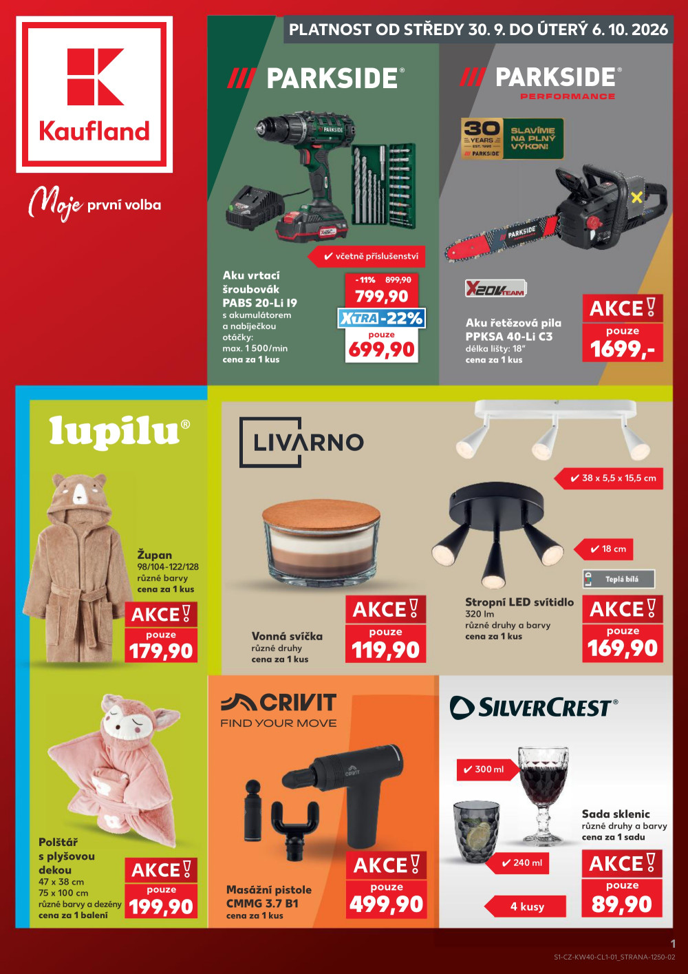 Leták Kaufland leták - Spotřební zboží - strana 1