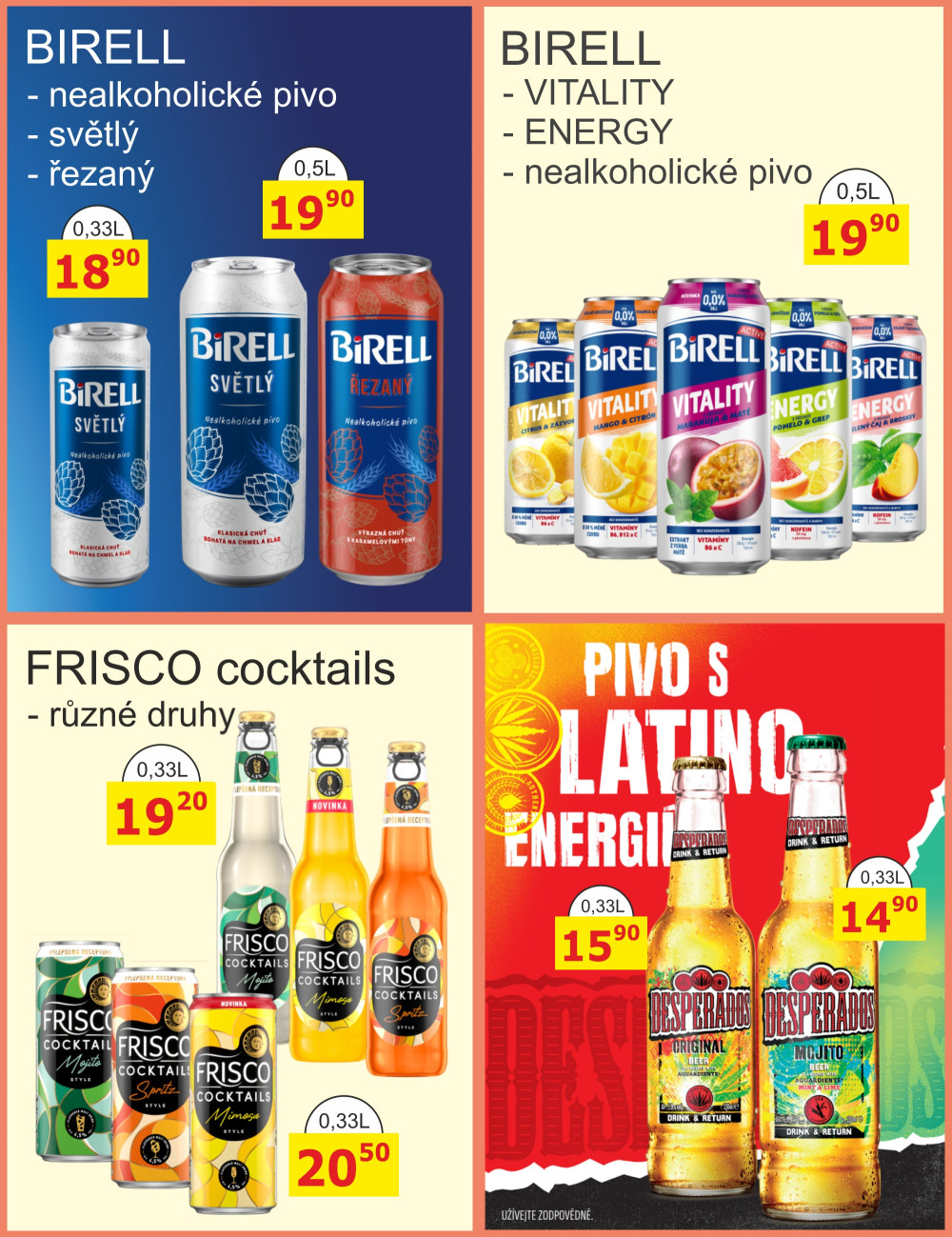 Leták BENE NÁPOJE leták - strana 23