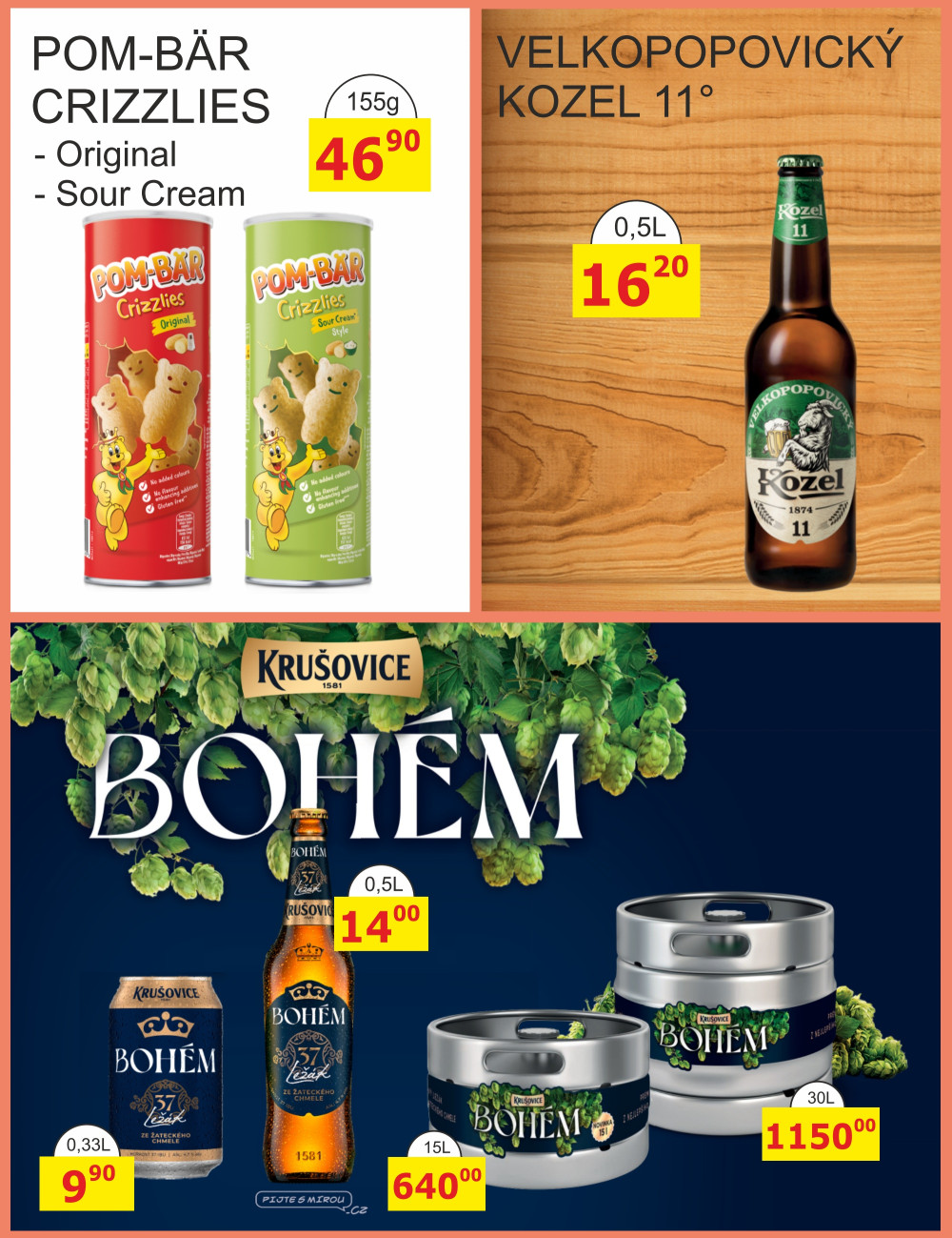 Leták BENE NÁPOJE leták - strana 2