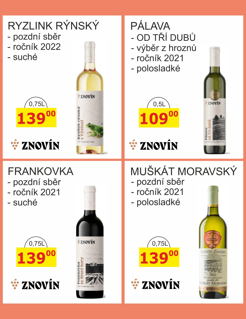 Leták BENE NÁPOJE leták - strana 60