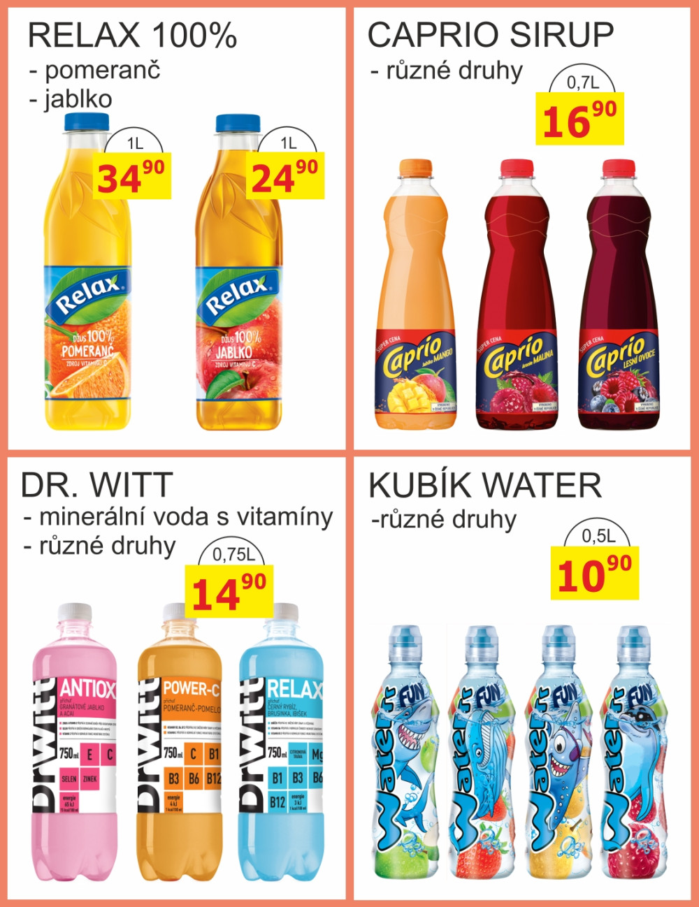 Leták BENE NÁPOJE leták - strana 10