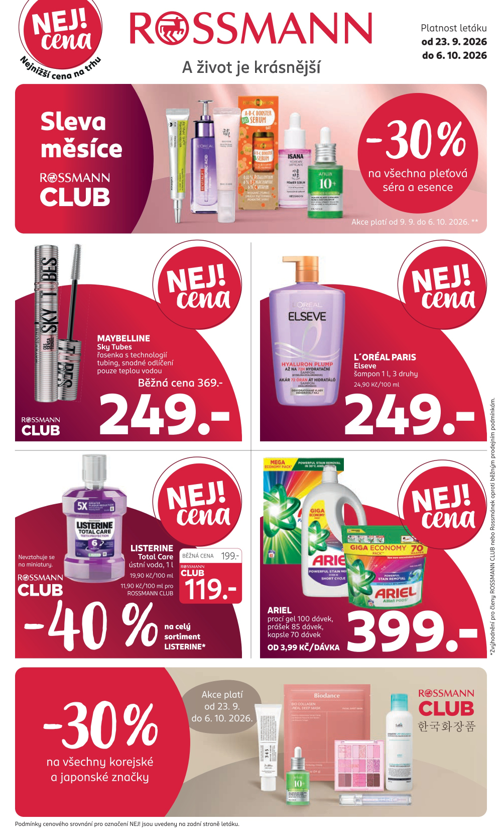 Leták ROSSMANN leták - strana 1