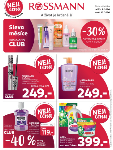 ROSSMANN leták