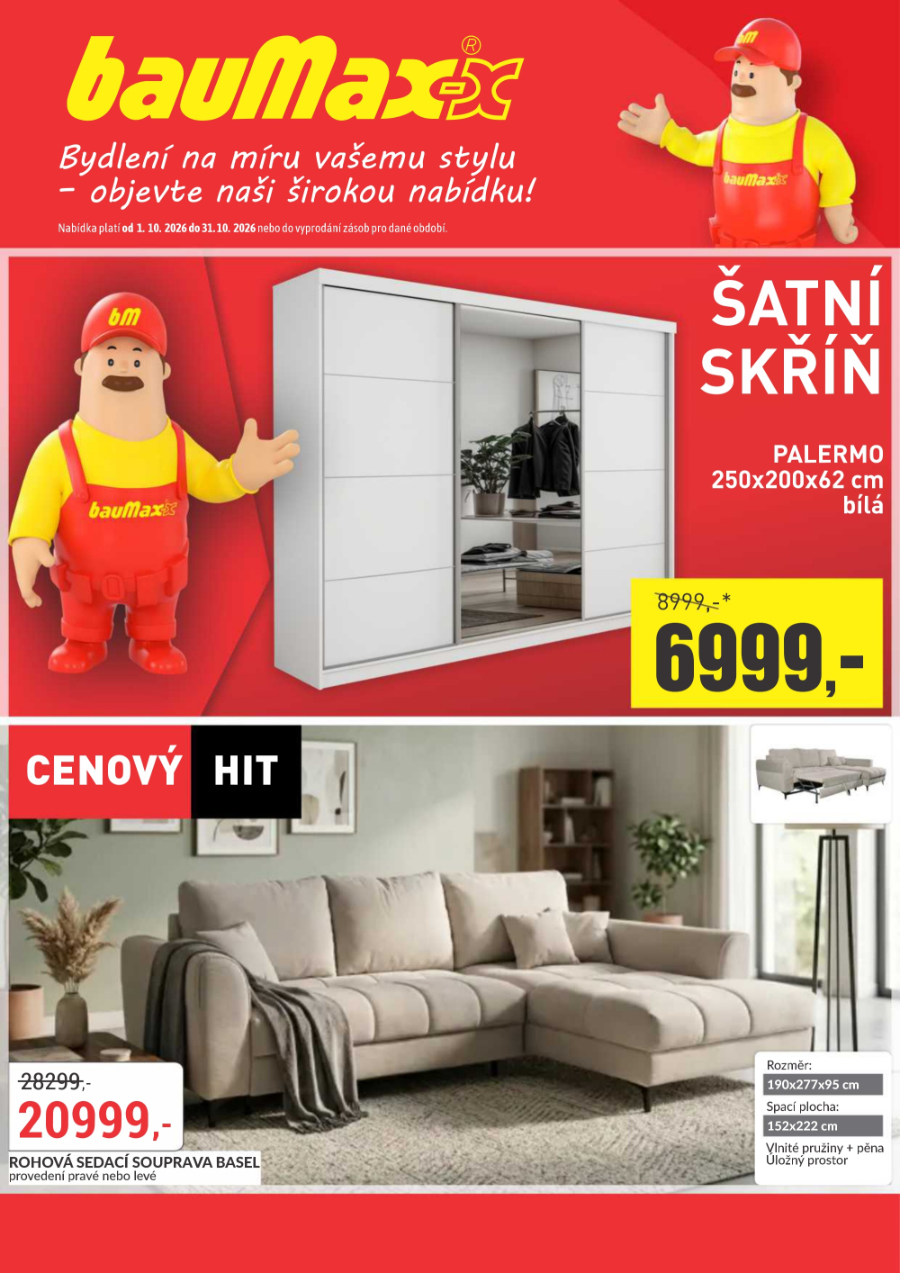 Leták Baumax leták - Bydlení na míru - strana 1