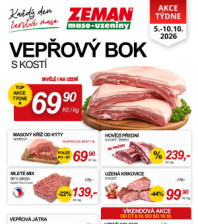 ZEMAN maso - uzeniny leták