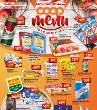 Akční leták COOP  - TIP a TUTY Menu