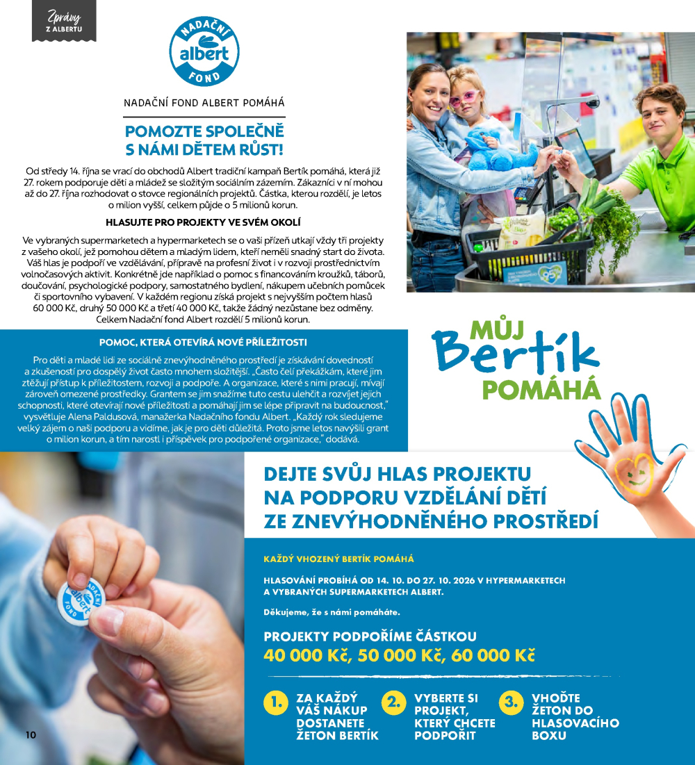 Leták Albert magazín - strana 10
