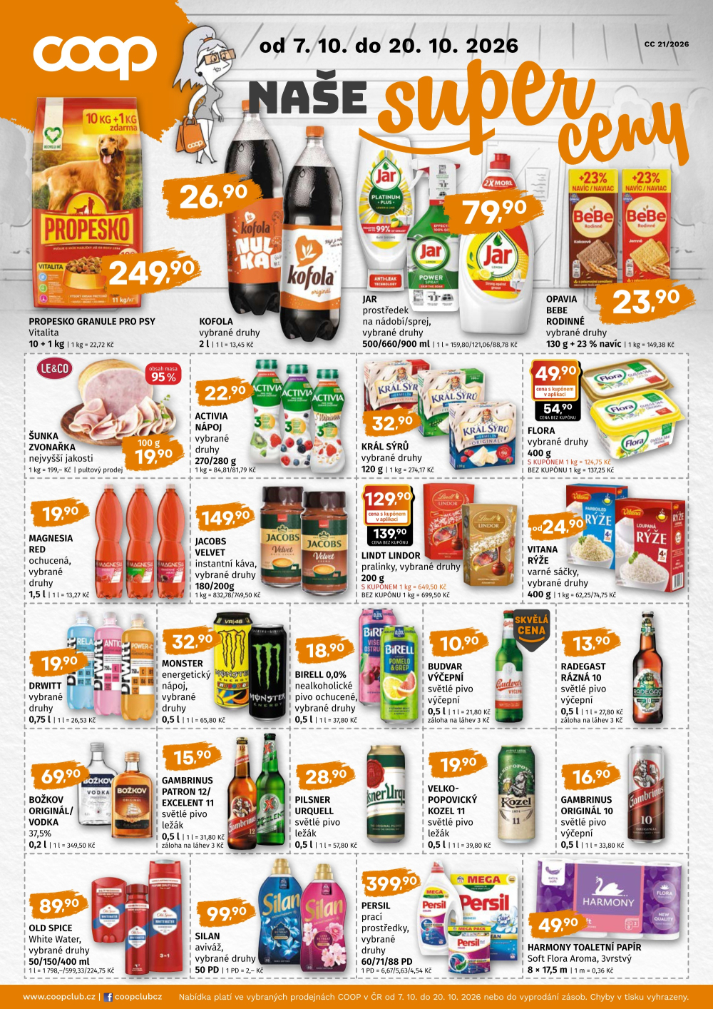 Leták COOP leták - Super ceny - strana 1