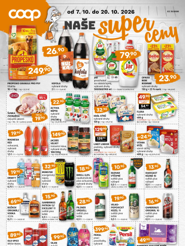 COOP leták - Super ceny