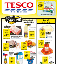 Akční leták Tesco hypermarket 