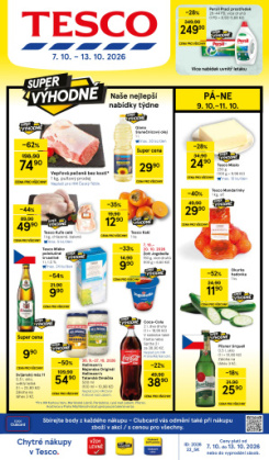 Tesco hypermarket leták