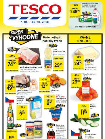 Tesco hypermarket leták