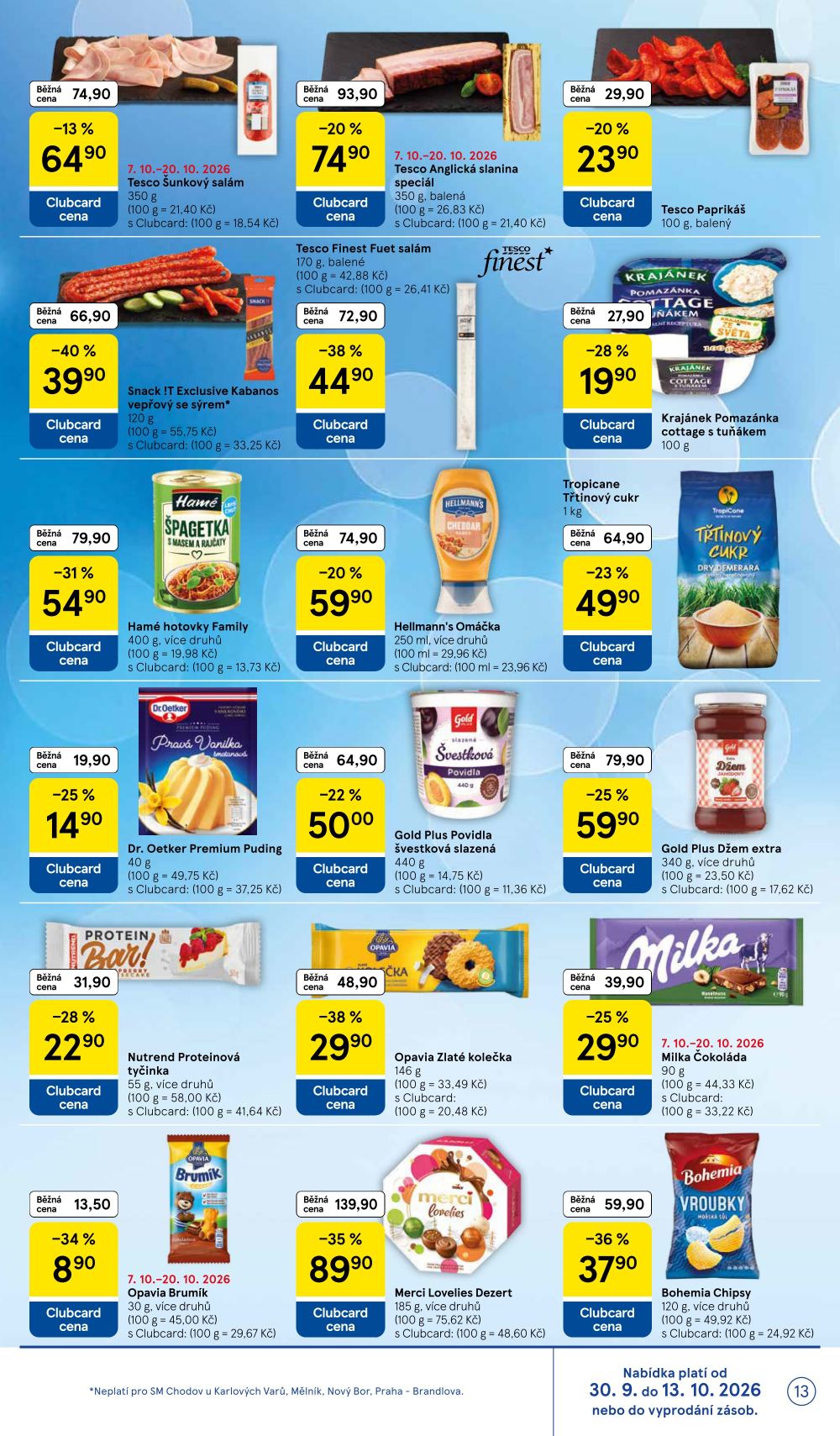 Leták Tesco supermarket leták - strana 13
