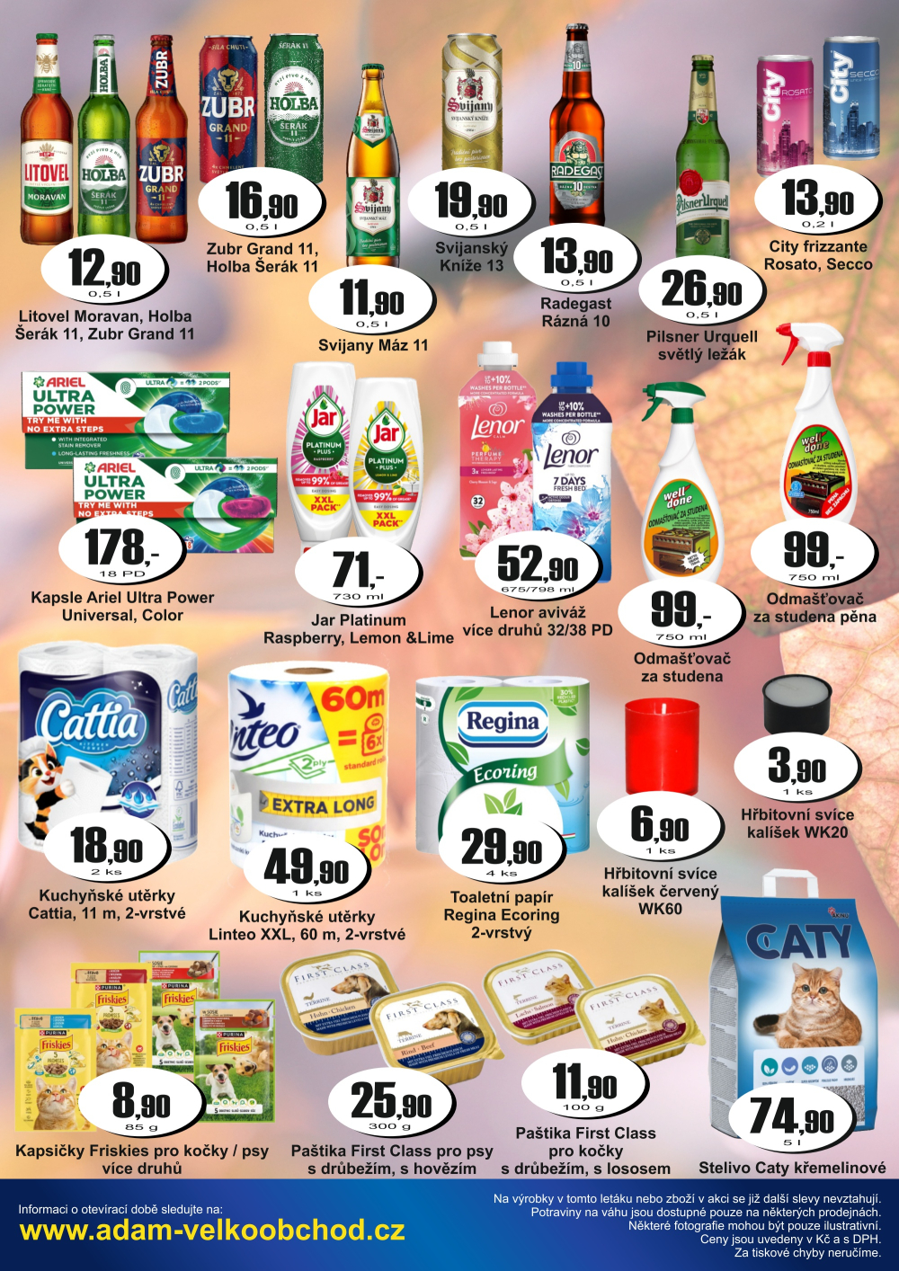 Leták ADAM POTRAVINY leták - strana 8