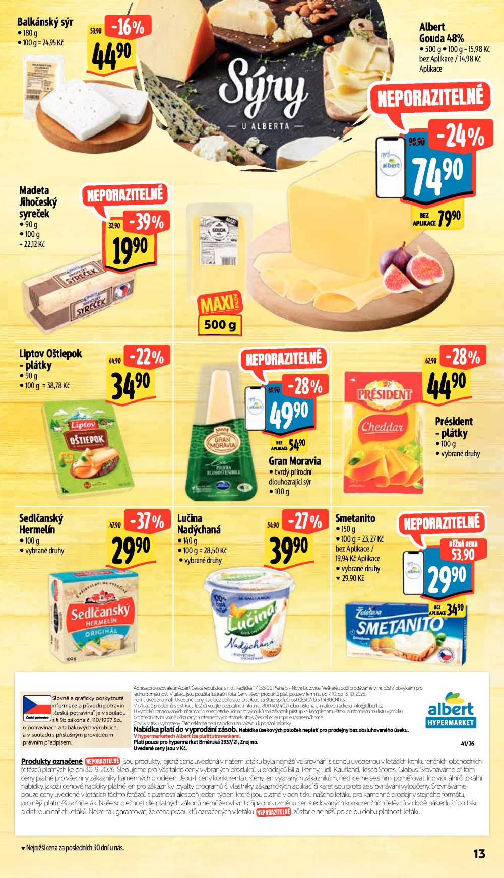 Leták Albert Hypermarket leták - Znojmo, Brněnská - strana 29