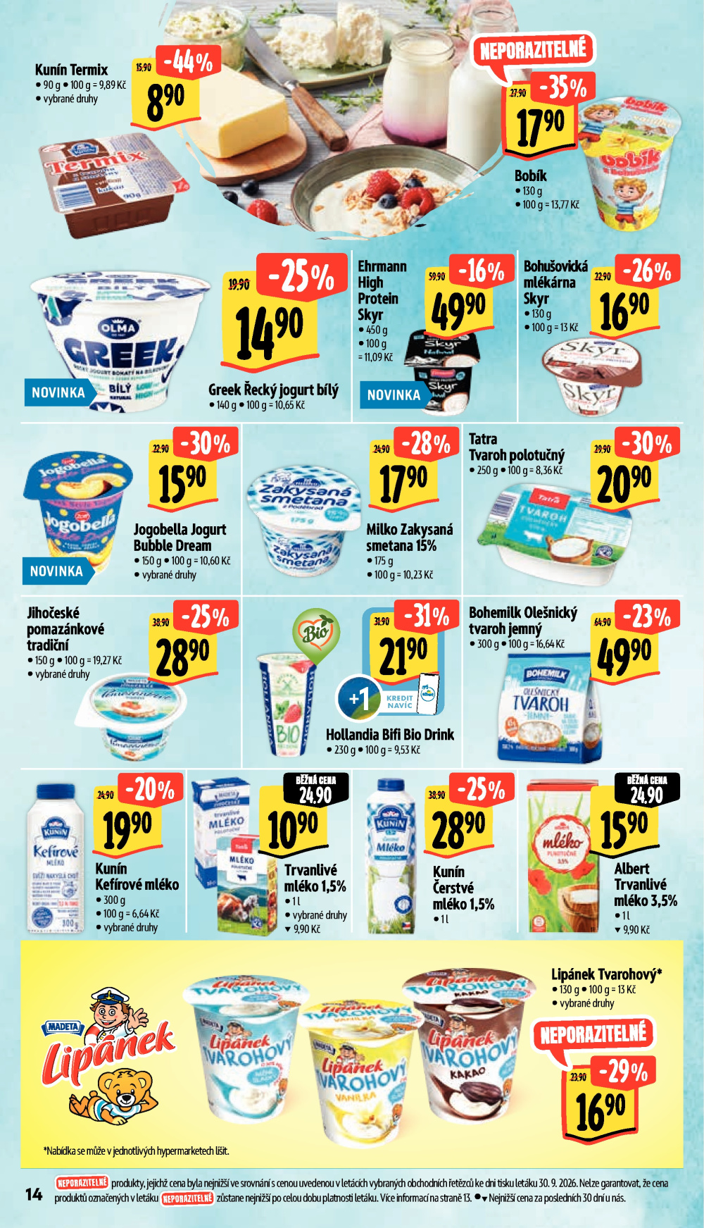 Leták Albert Hypermarket leták - Znojmo, Brněnská - strana 30