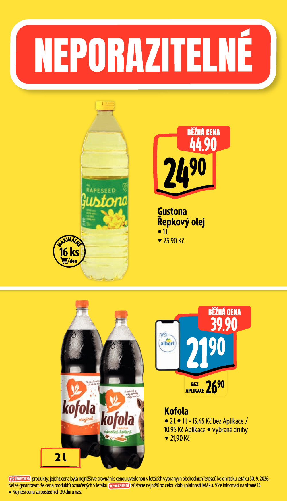 Leták Albert Hypermarket leták - Znojmo, Brněnská - strana 4