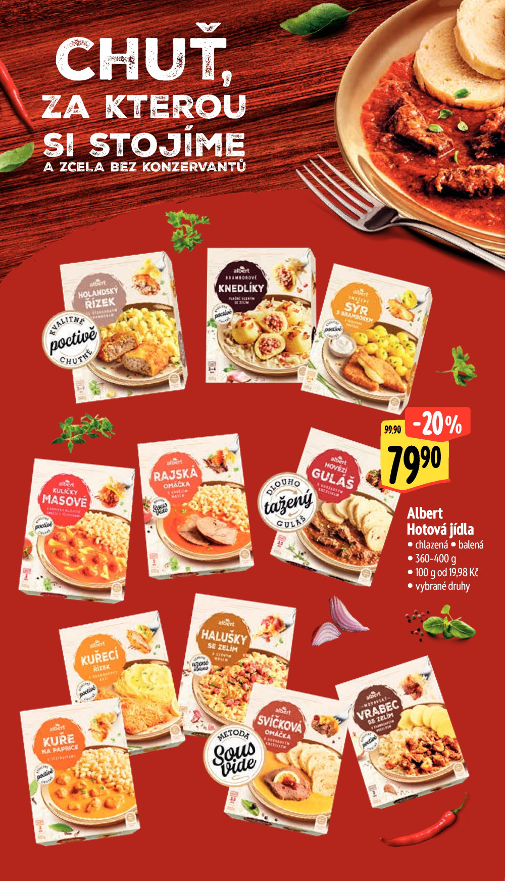 Leták Albert Hypermarket leták - Znojmo, Brněnská - strana 8