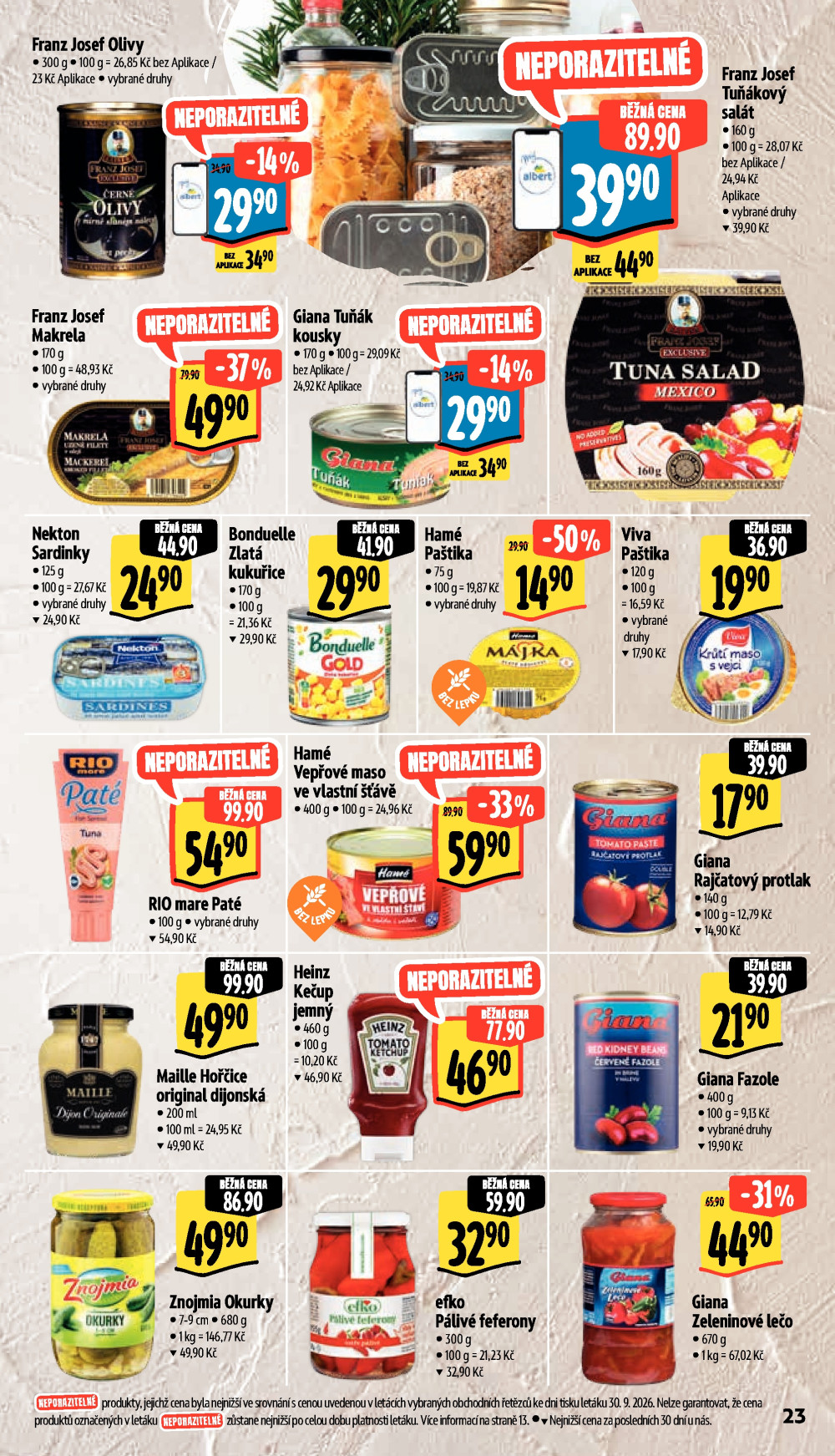 Leták Albert Hypermarket leták - strana 33