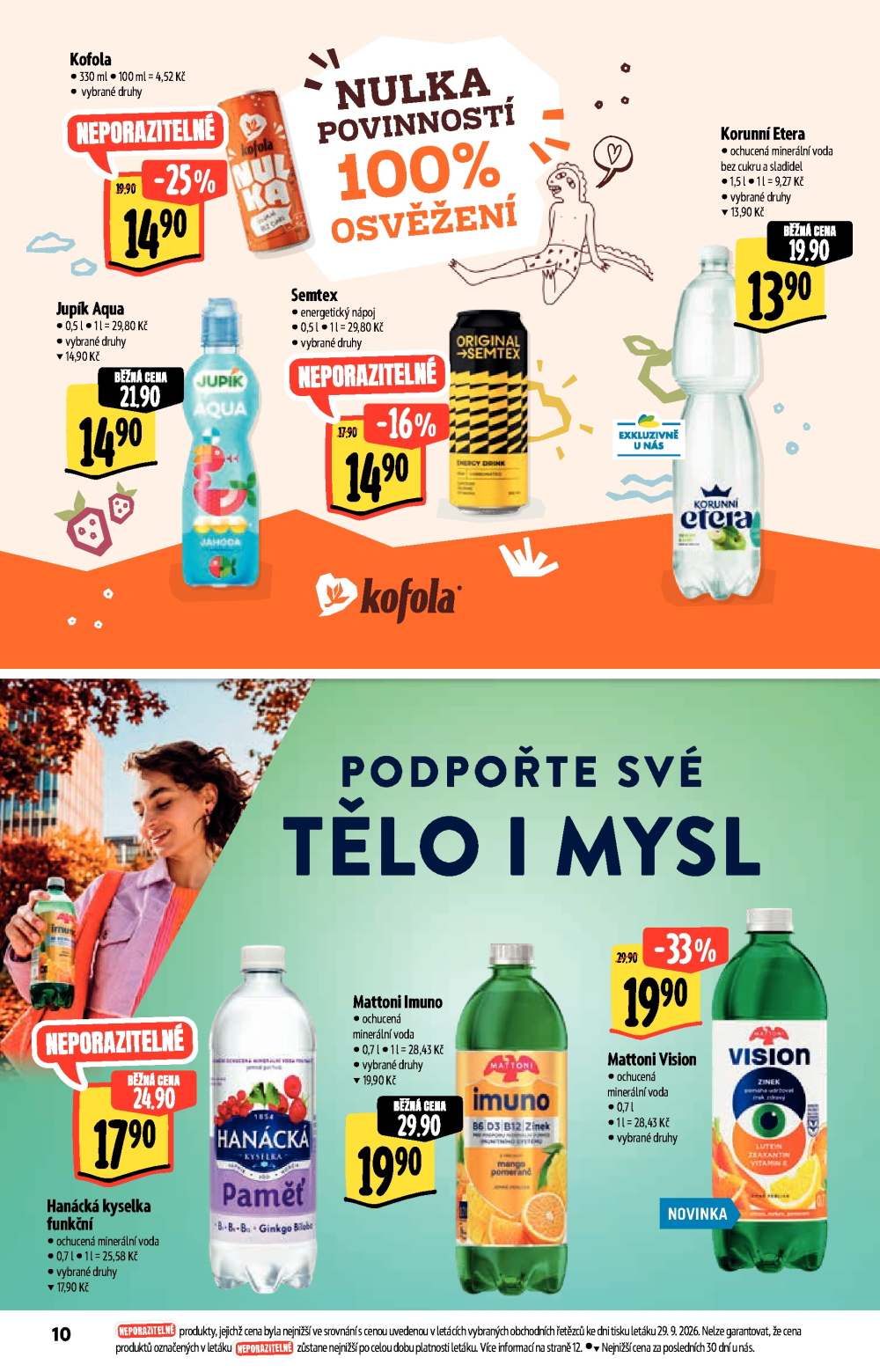 Leták Albert Supermarket - Nabídka ve značkové kvalitě - strana 10