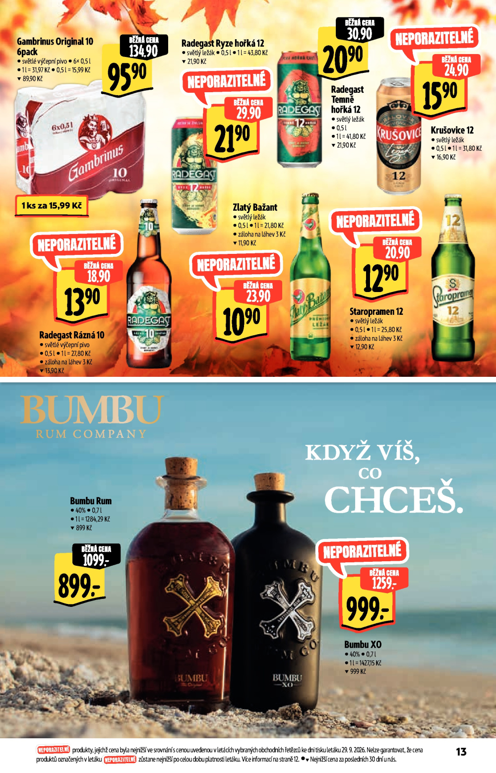 Leták Albert Supermarket - Nabídka ve značkové kvalitě - strana 13