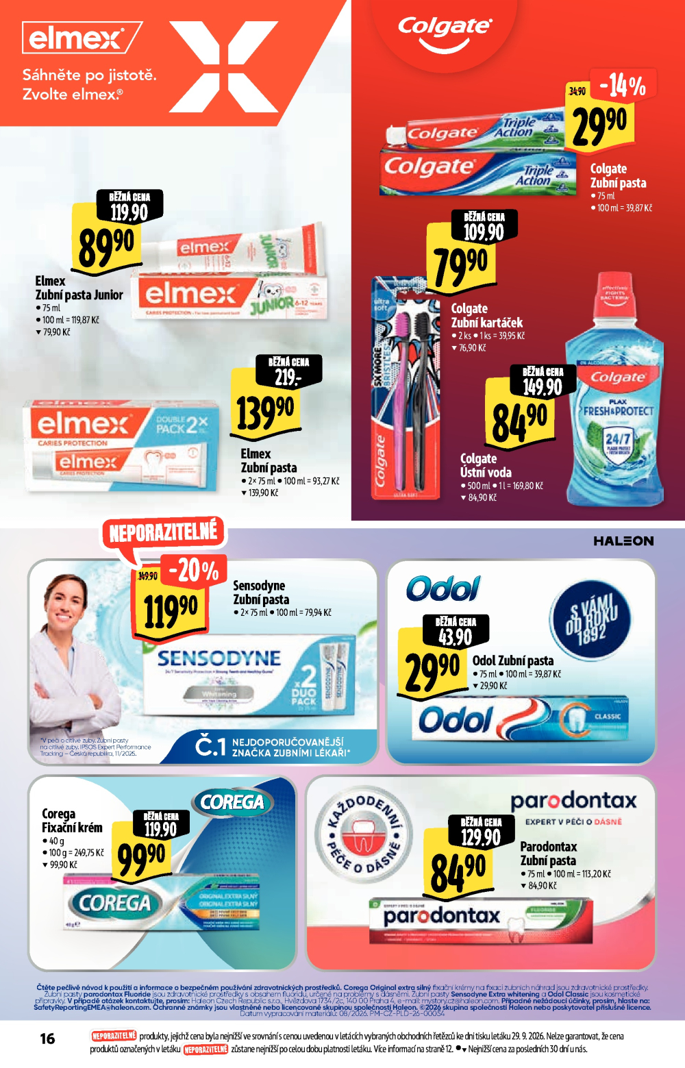 Leták Albert Supermarket - Nabídka ve značkové kvalitě - strana 16